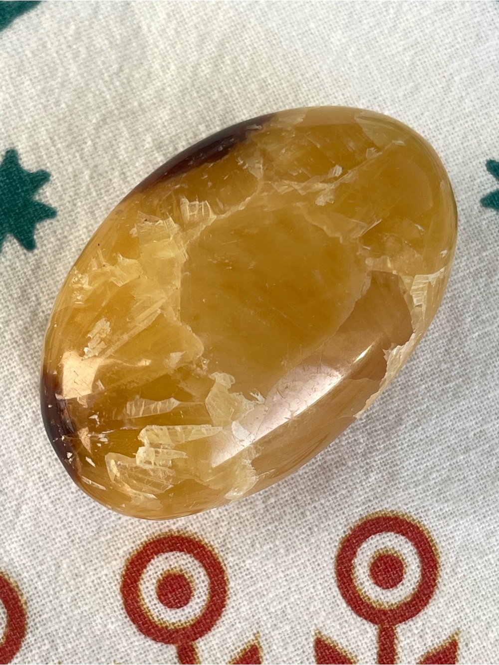 Golden Quartz Palm Sized Stone